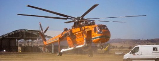 Aerial fire-fighting in Australia, which in 2013 had its hottest year on record Image: Bidgee via Wikimedia Commons