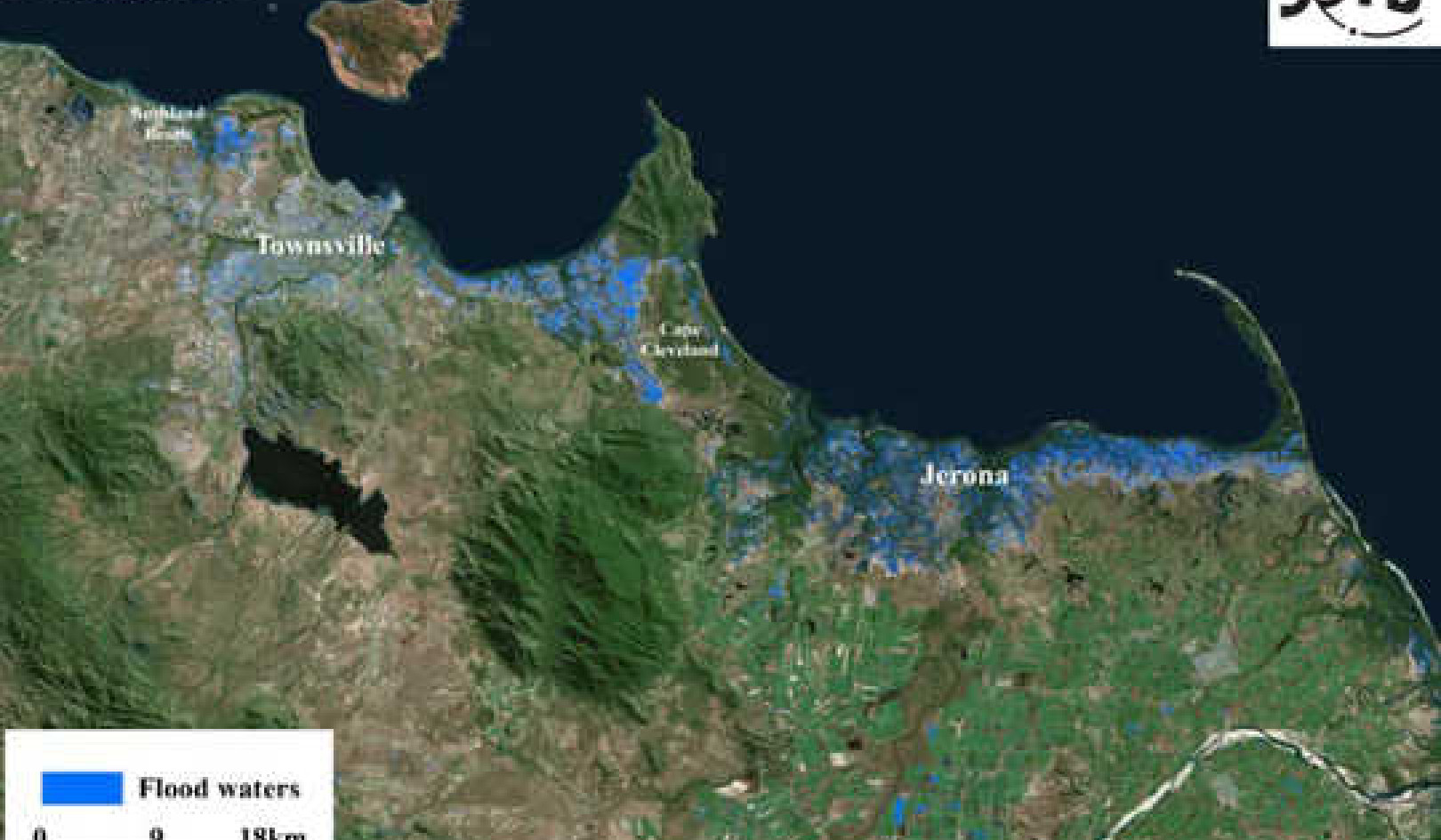 Queensland's Floods Are So Huge The Only Way To Track Them Is From Space