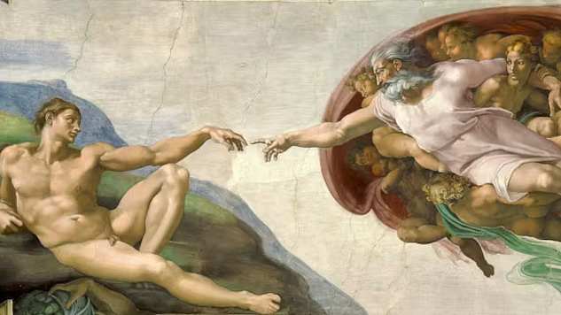 Creation of Adam' from the Sistine Chapel, by Michelangelo/Wikimedia Commons