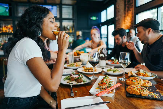 people eating