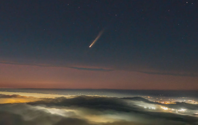 Comet Tsuchinshan-ATLAS over Mexico, 2024