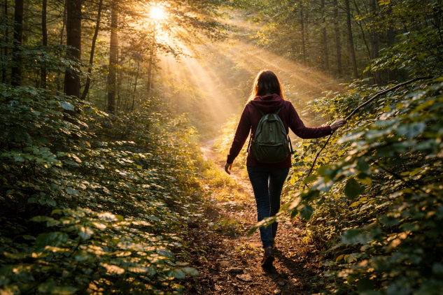 InnerSelf Magazine: January 26, 2026 Image of a person finding their way through a not well-trod path, walking towards bright sunshine. InnerSelf Magazine: January 26, 2026