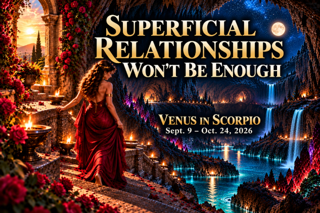 Superficial Relationships Won't Be Enough: Venus in Scorpio, Sept. 9–Oct. 24, 2026