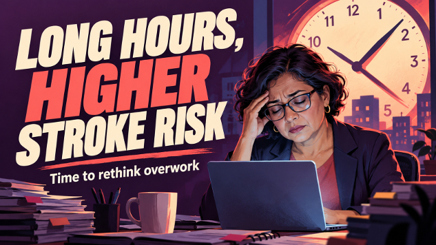 Health Risks Are Linked to Long Working Hours
