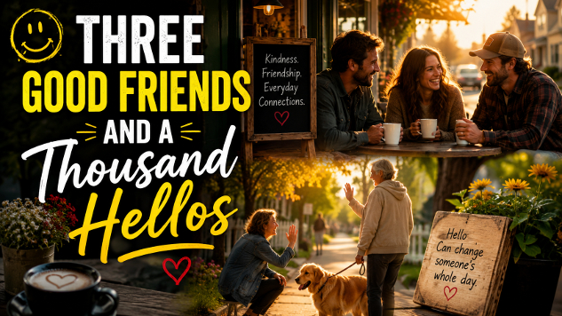 Three Good Friends and a Thousand Hellos